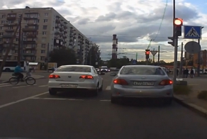 Велосипедист в СПб