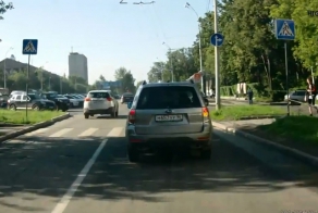 Мотоциклист сбил бабульку