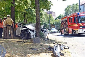 В Германии разбили BMW М4