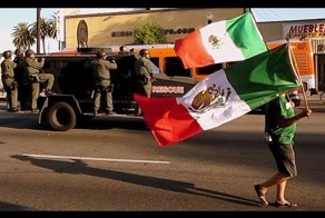 Победа Мексики чуть не обернулась в крупные беспорядки в Лос-Анджелесе