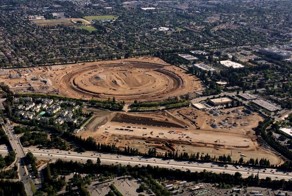 Новый офис-«космический корабль» Apple в процессе строительства