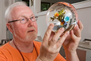 Кусочки природы в стекле