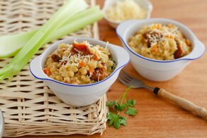 Рецепт. Чечевица с вялеными помидорами в мультиварке