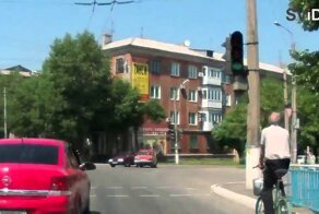 Машина призрак под Луганском.