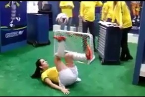 Фристайл от девушки