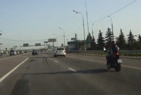 Мотоавария в Подольске