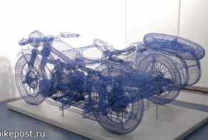Мотоцикл из проволоки