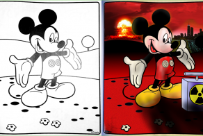  Креативно обработанные раскраски