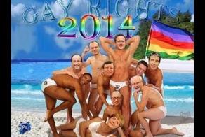 Немецкое телевидение высмеивает .....