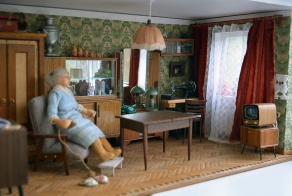 Кукольный дом:Гостиная 70-х