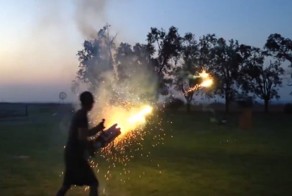 Пушка фейерверков