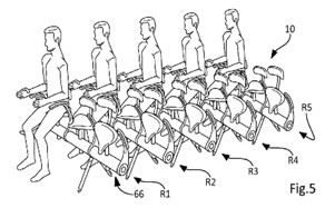 Airbus придумал использовать «велосипедные» сидения в самолетах
