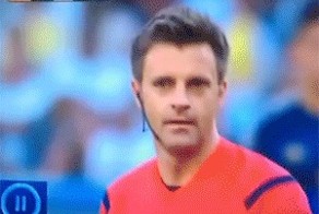 Тот момент, когда увидел себя на экране стадиона