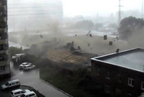 Ураган в Новосибирске