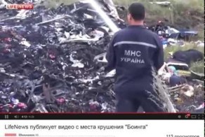 Удаленное видео lifenews о крушении Боинга 777 в Украине