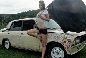 Объявление о продаже Лада-2105 на одном из европейских автосайтов