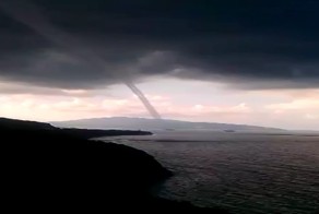 Гигантский смерч прошёл у побережья Чёрного моря