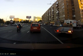 Мотоавария в Москве