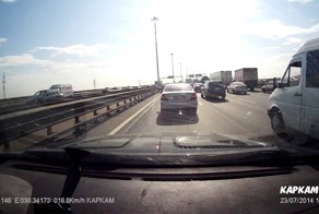 ДТП на КАДе. Опять ГАЗель....