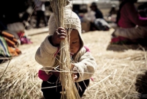 Подвесной мост ручной работы в Перу