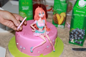 Торт для моей доченьки на юбилей