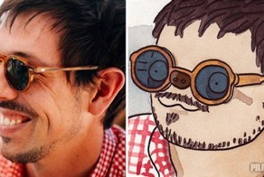 Художник превращает людей в ленивцев