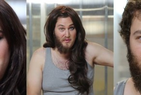 Мужчинам впервые в жизни нанесли макияж