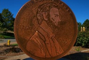 Монета с Авраамом Линкольном из 840 тысяч монет