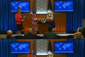 Представитель Госдепа Псаки вышла на брифинг в одном сапоге