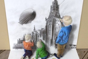Трехмерные рисунки Рамона Бруина