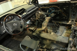 Mercedes Benz W140 Coupe полная реставрация кузова и салона.