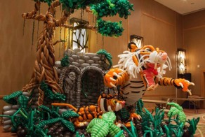 Сложные скульптуры из воздушных шаров