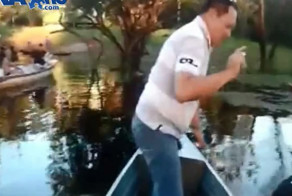 Утопленника сожрали пираньи