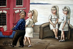 Анжела Джерих и её картины...(путешествие в прошлое...)