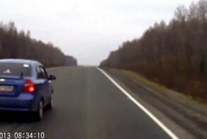 Обычный дело на дорогах Сибири