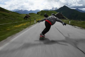 Спуск по горной дороге