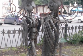 Скульптуры из металлолома