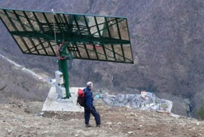 Гигантское зеркало в деревне Viganella