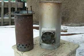 Мини печь для рыбака и охотника