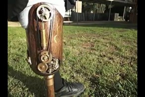 Протез в стиле стимпанк