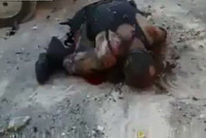 Последствия авиаудара по по сектору Газа