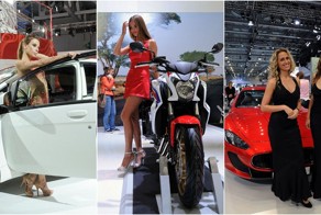 Девушки с Московского  автосалона 2014