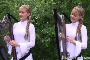 Тема из саги Звездные войны на арфах