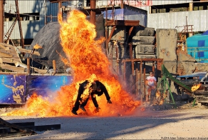 Как проходило шоу лучших каскадёров мира