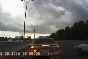 Смоленский учитель на МКАД