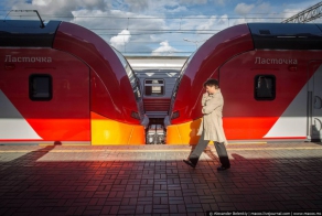Экспериментальный поезд из Москвы в Петербург