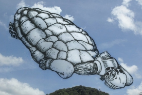 Илюстратор превращает облака в разнообразных сказочных персонажей