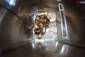 Гигантский паукособакен атакует жителей Варшавы