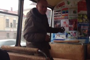 Пьяный мужик отжег в маршрутке - Cимона, девушка моей мечты)