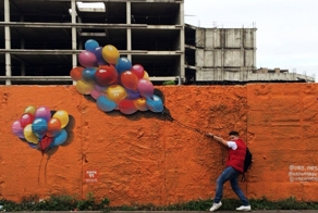 Легальная граффити стена в Москве